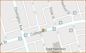 Ziggy's At Home map thumbnail, 794 College St Toronto ON M6G 1C